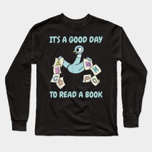 It's a Good Day to Read a Book World Book Day 2024 Kids Boys Long Sleeve T-Shirt